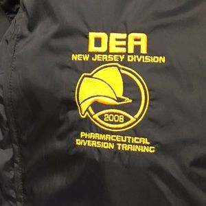 DEA ( supporter- not official) wind breaker.